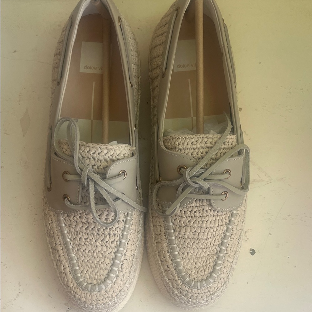Dolce Vita Women's Tan Woven Loafers